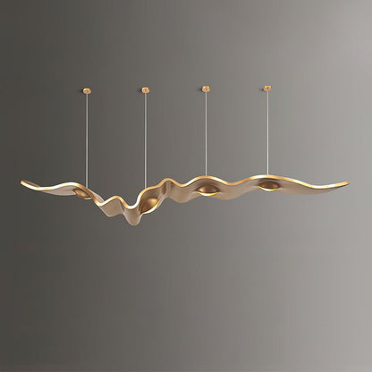 Gold Ribbon Gasolier Chandelier