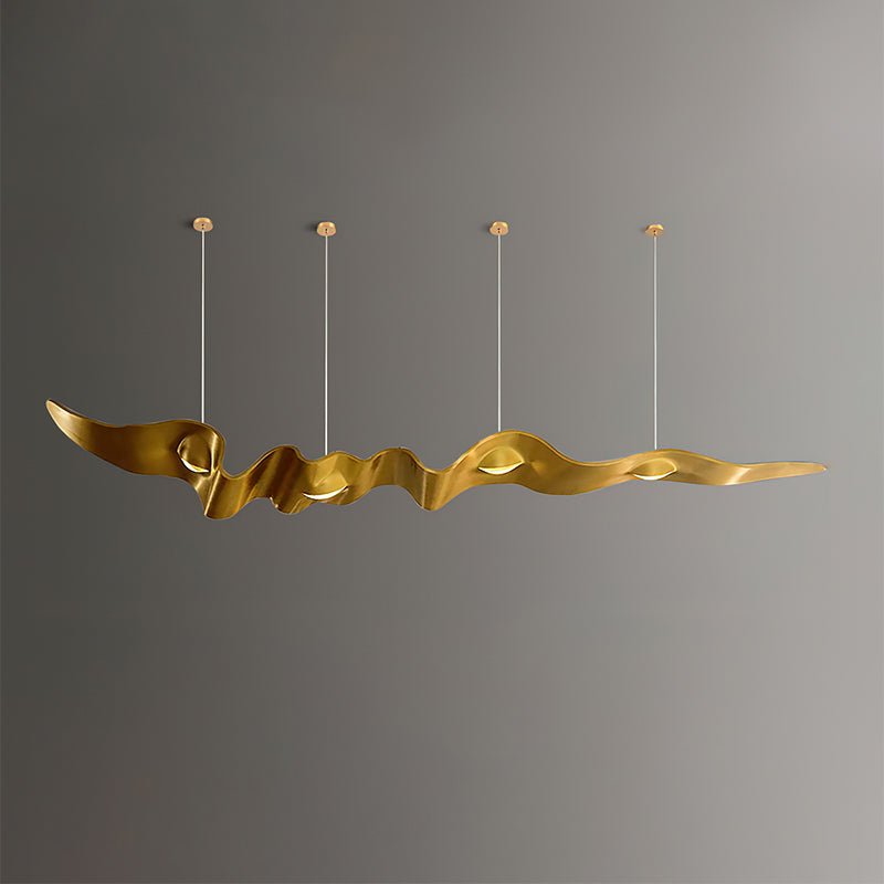 Gold Ribbon Gasolier Chandelier