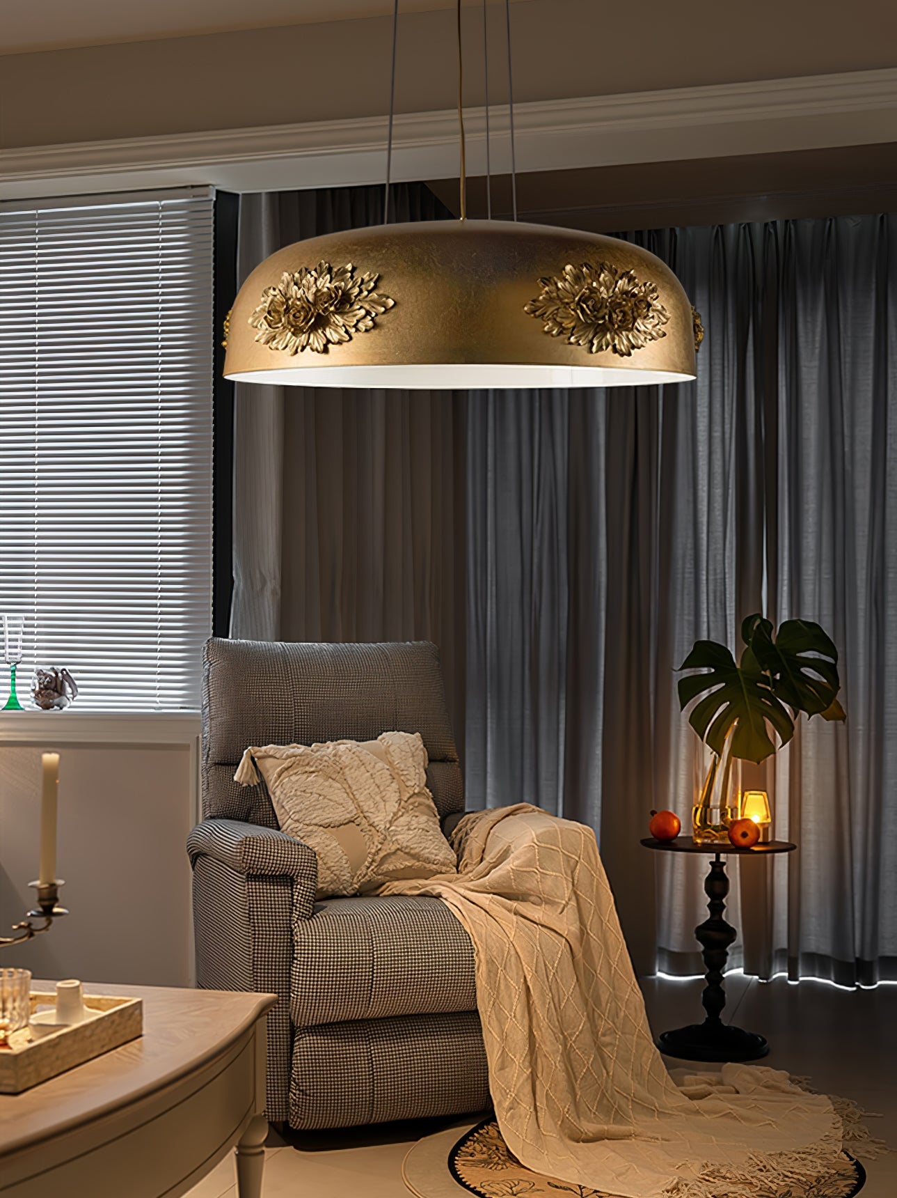 Gold Tuzzi Ceiling light fitting Pendant Light