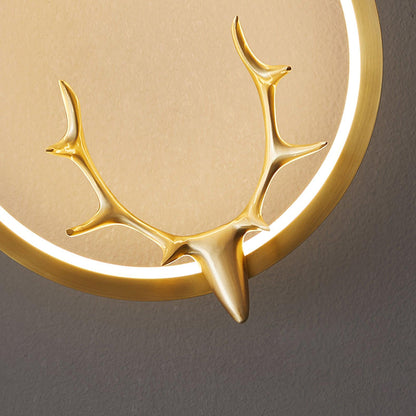 Golden Antler Wall light Wall Light