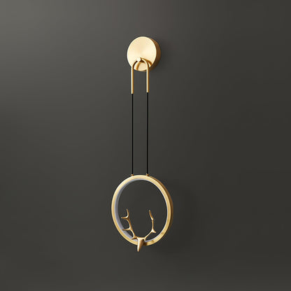 Golden Antler Wall light Wall Light