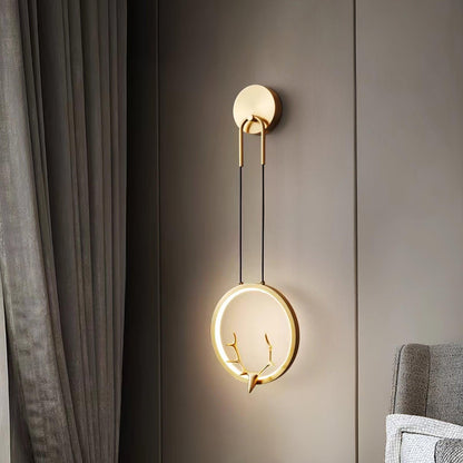 Golden Antler Wall light Wall Light