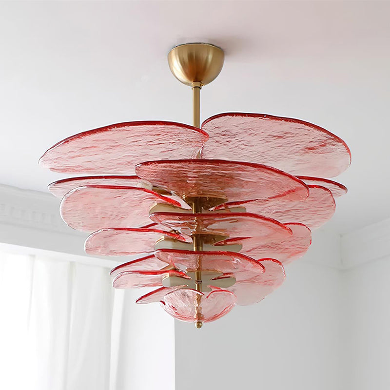 Petals Gold Murano Ceiling fixture Chandelier