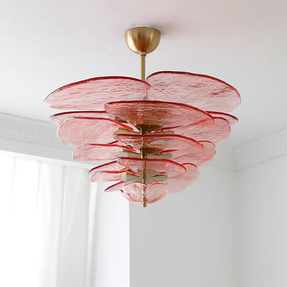 Petals Gold Murano Ceiling fixture Chandelier