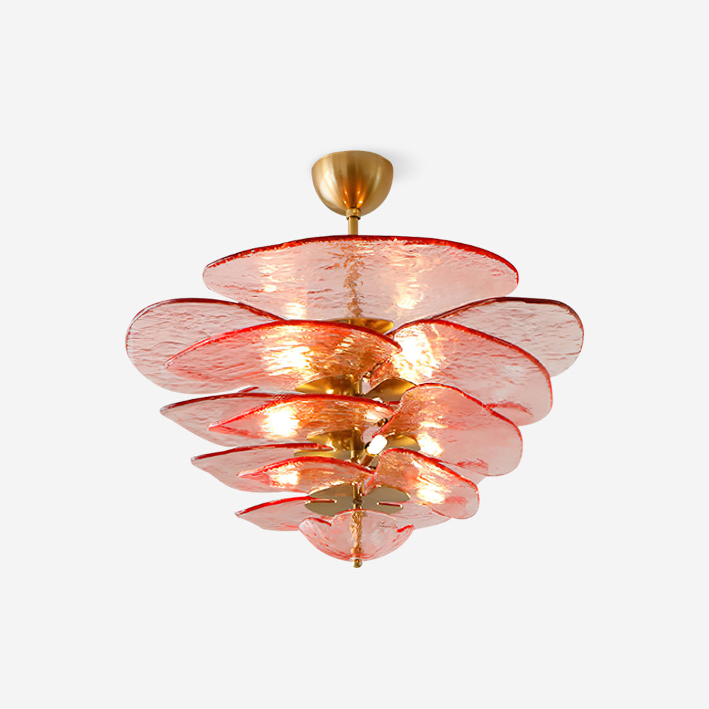 Petals Gold Murano Ceiling fixture Chandelier