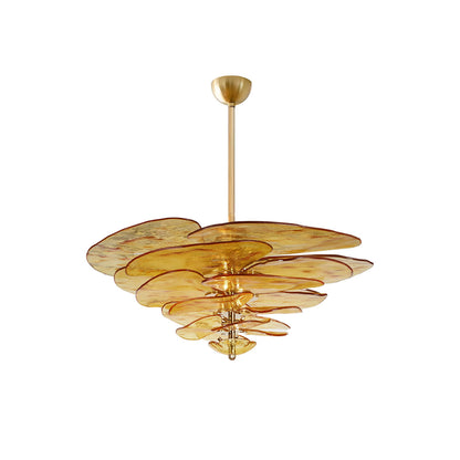 Petals Gold Murano Ceiling fixture Chandelier