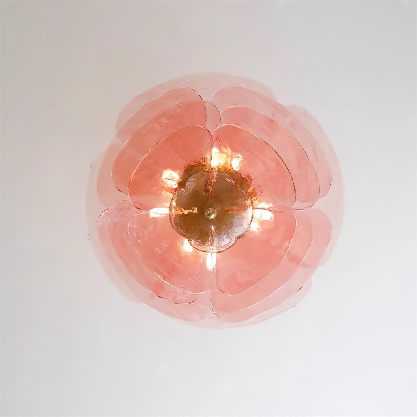 Petals Gold Murano Ceiling fixture Chandelier