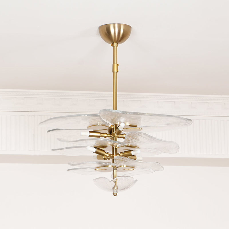 Petals Gold Murano Ceiling fixture Chandelier