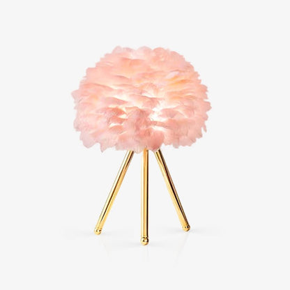 Goose Feather Portable lamp Table Lamp