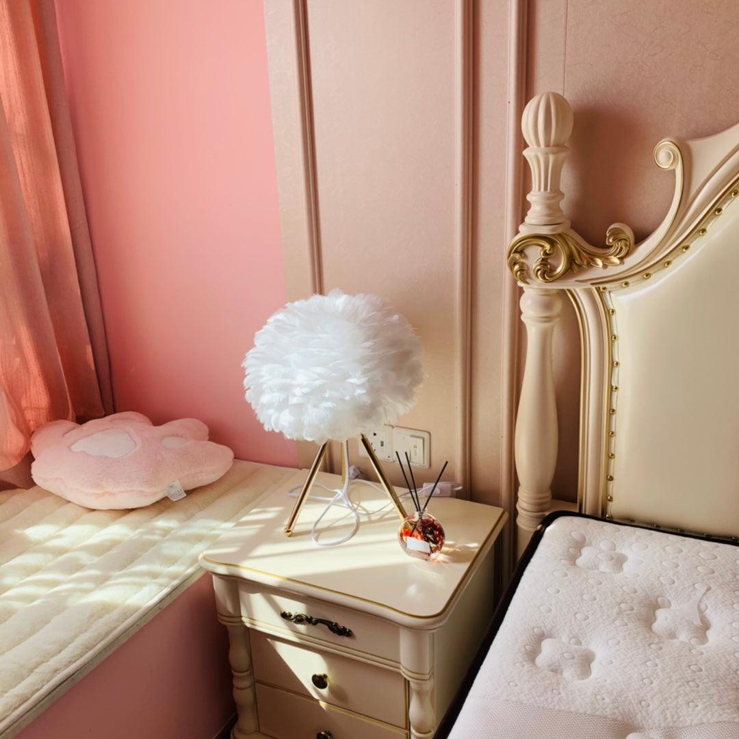 Goose Feather Portable lamp Table Lamp