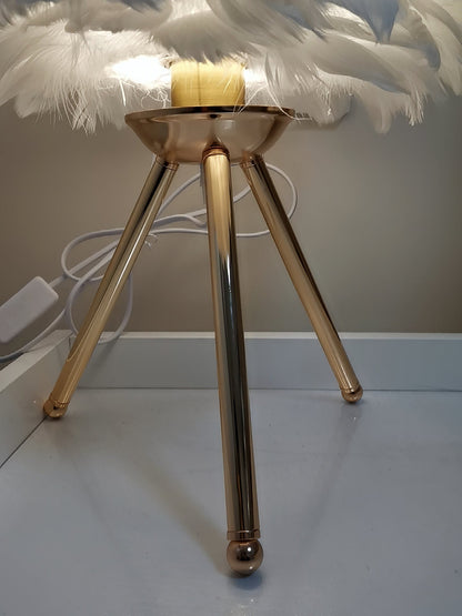 Goose Feather Portable lamp Table Lamp