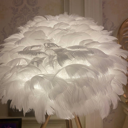 Goose Feather Portable lamp Table Lamp