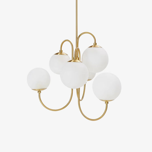 Gooseneck Electrolier Chandelier