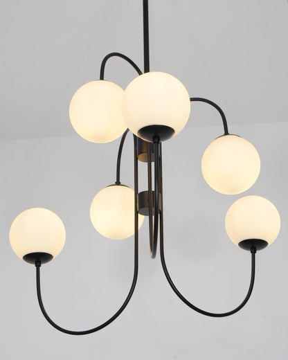 Gooseneck Electrolier Chandelier