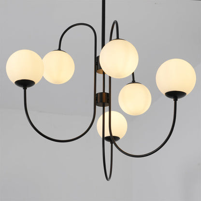 Gooseneck Electrolier Chandelier