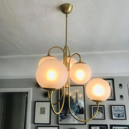 Gooseneck Electrolier Chandelier