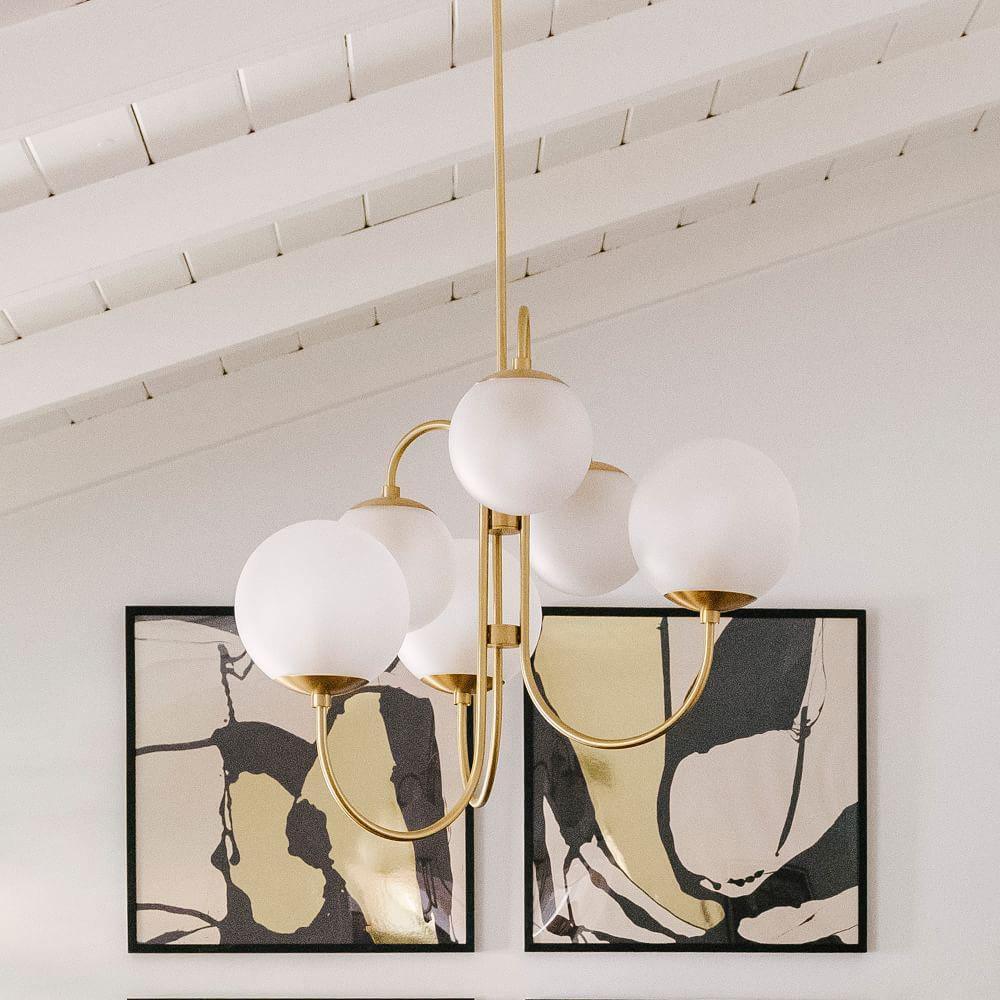 Gooseneck Electrolier Chandelier