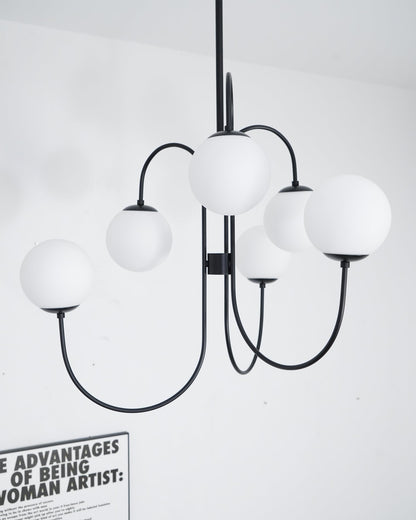 Gooseneck Electrolier Chandelier