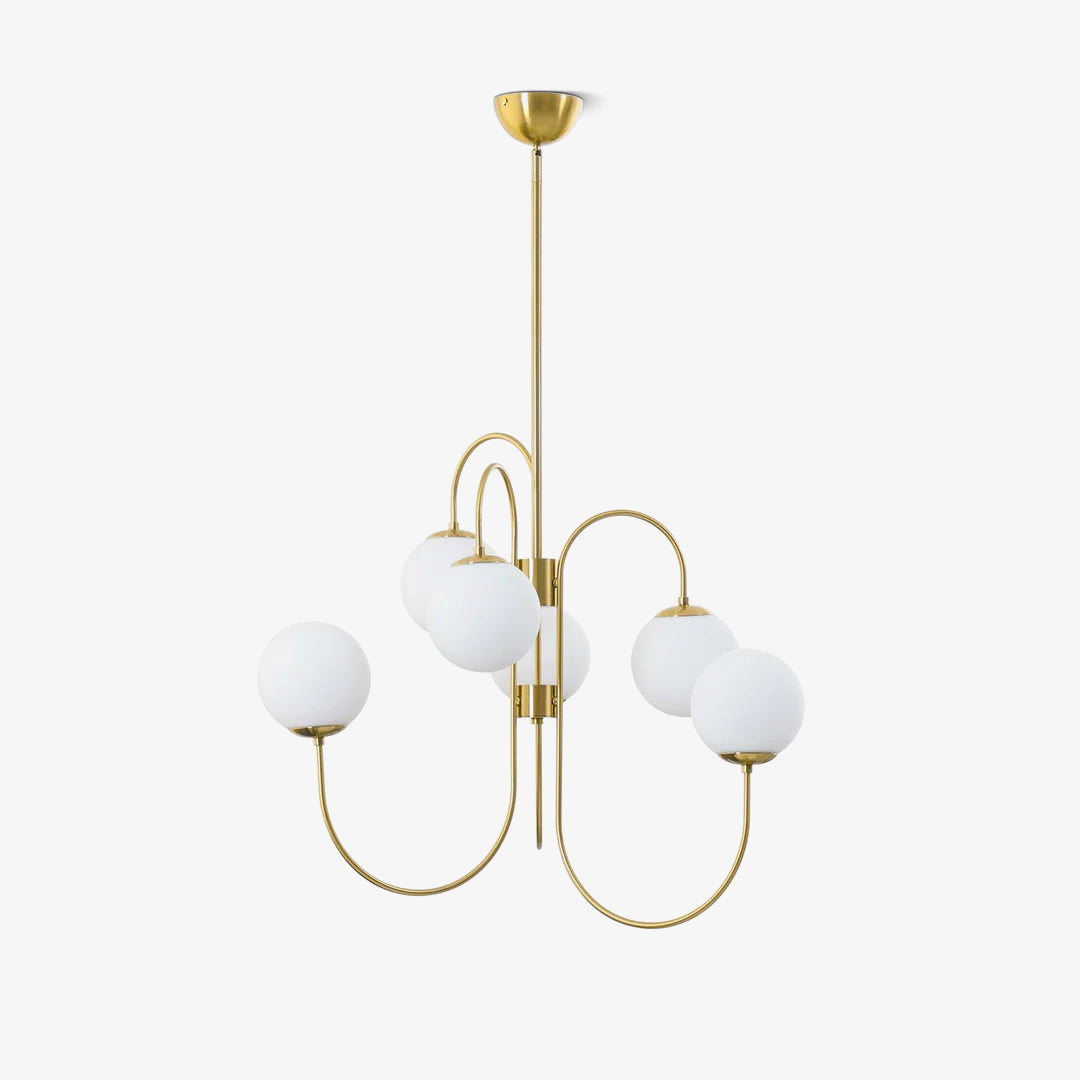 Gooseneck Electrolier Chandelier