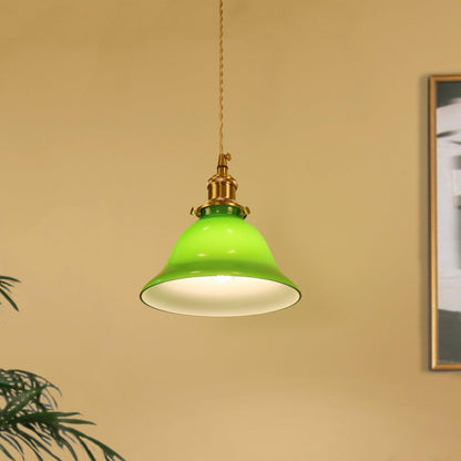 Green Bell Drop light Pendant Light