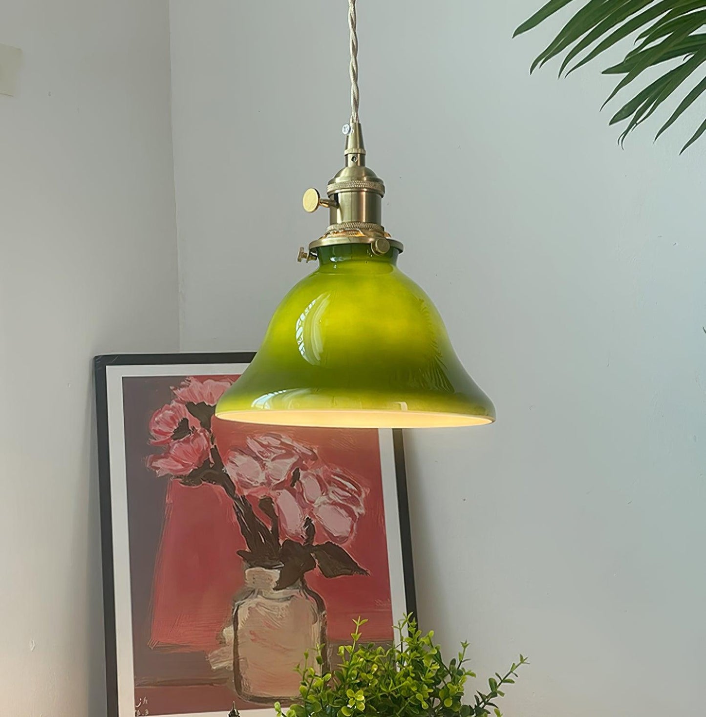 Green Bell Drop light Pendant Light