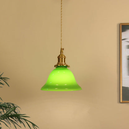 Green Bell Drop light Pendant Light