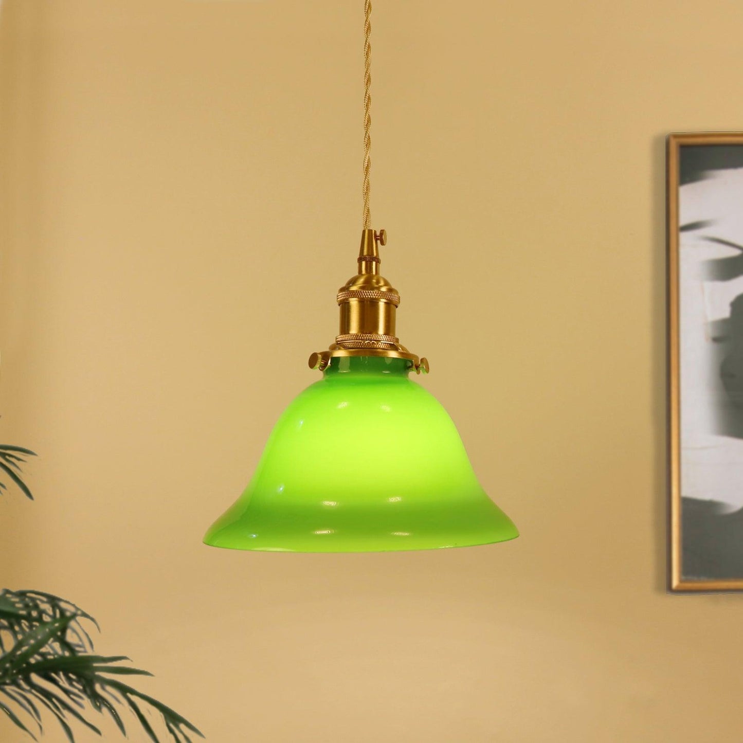 Green Bell Drop light Pendant Light