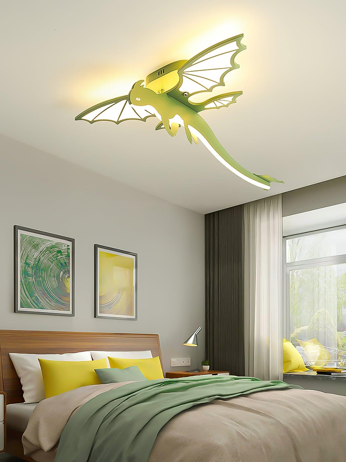 Green Dinosaur Ceiling fixture Ceiling Light