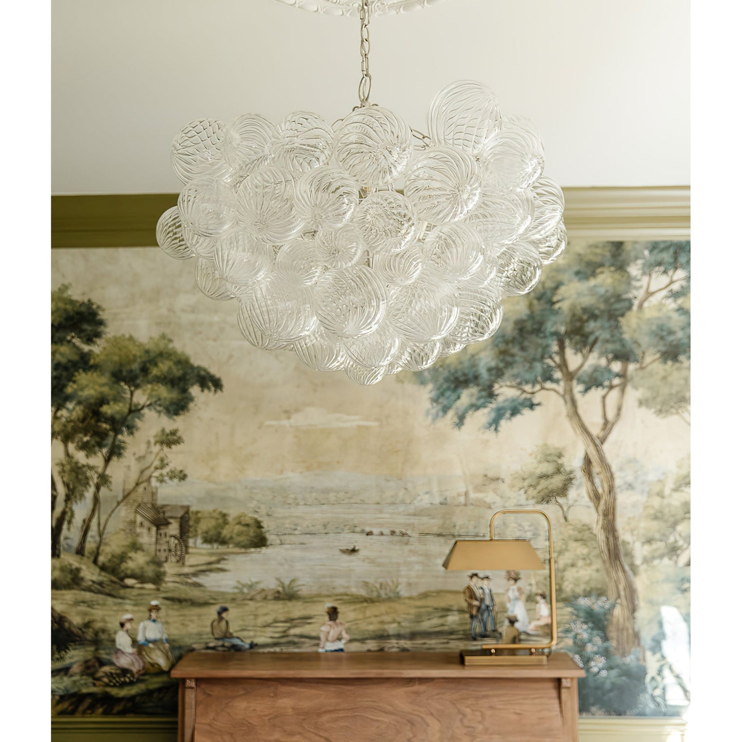 Glass Ball Bubbles Ceiling fixture Chandelier