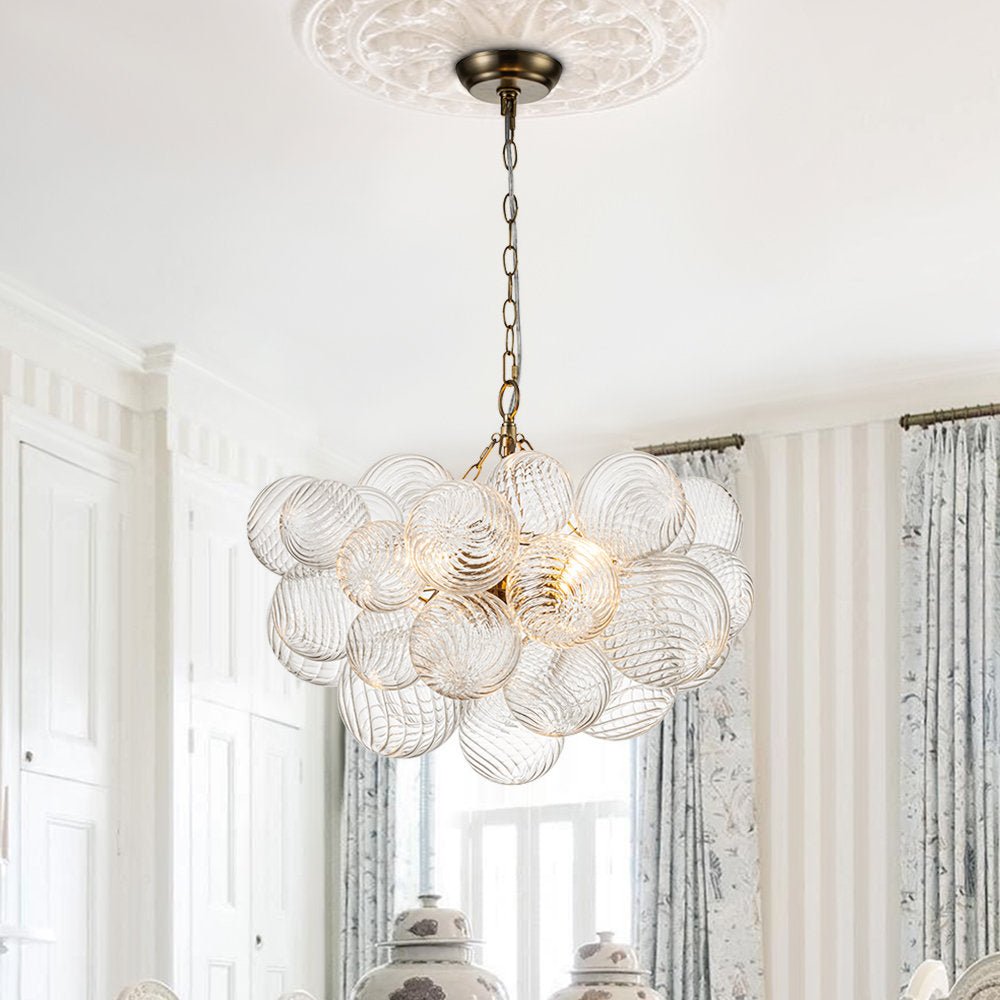 Glass Ball Bubbles Ceiling fixture Chandelier