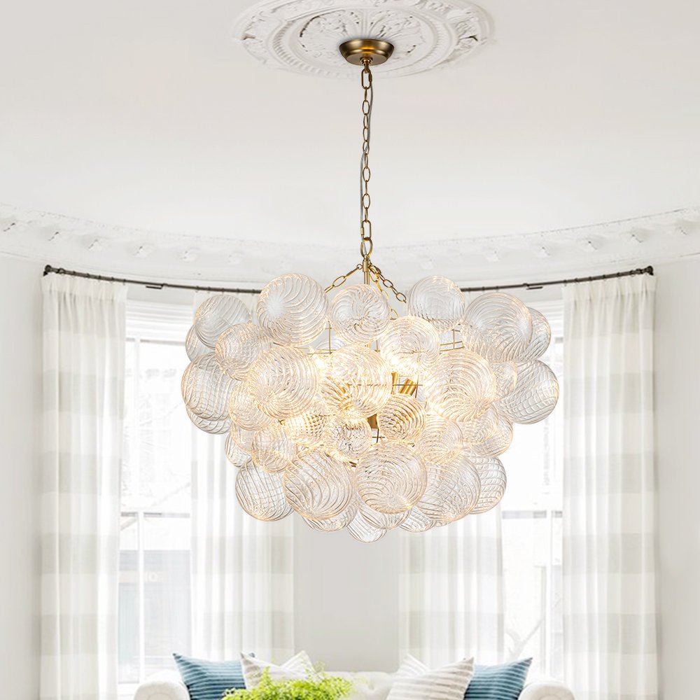 Glass Ball Bubbles Ceiling fixture Chandelier