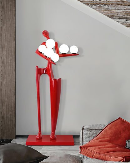 Guardian Sculpture Reading Lamp Floor Lamp