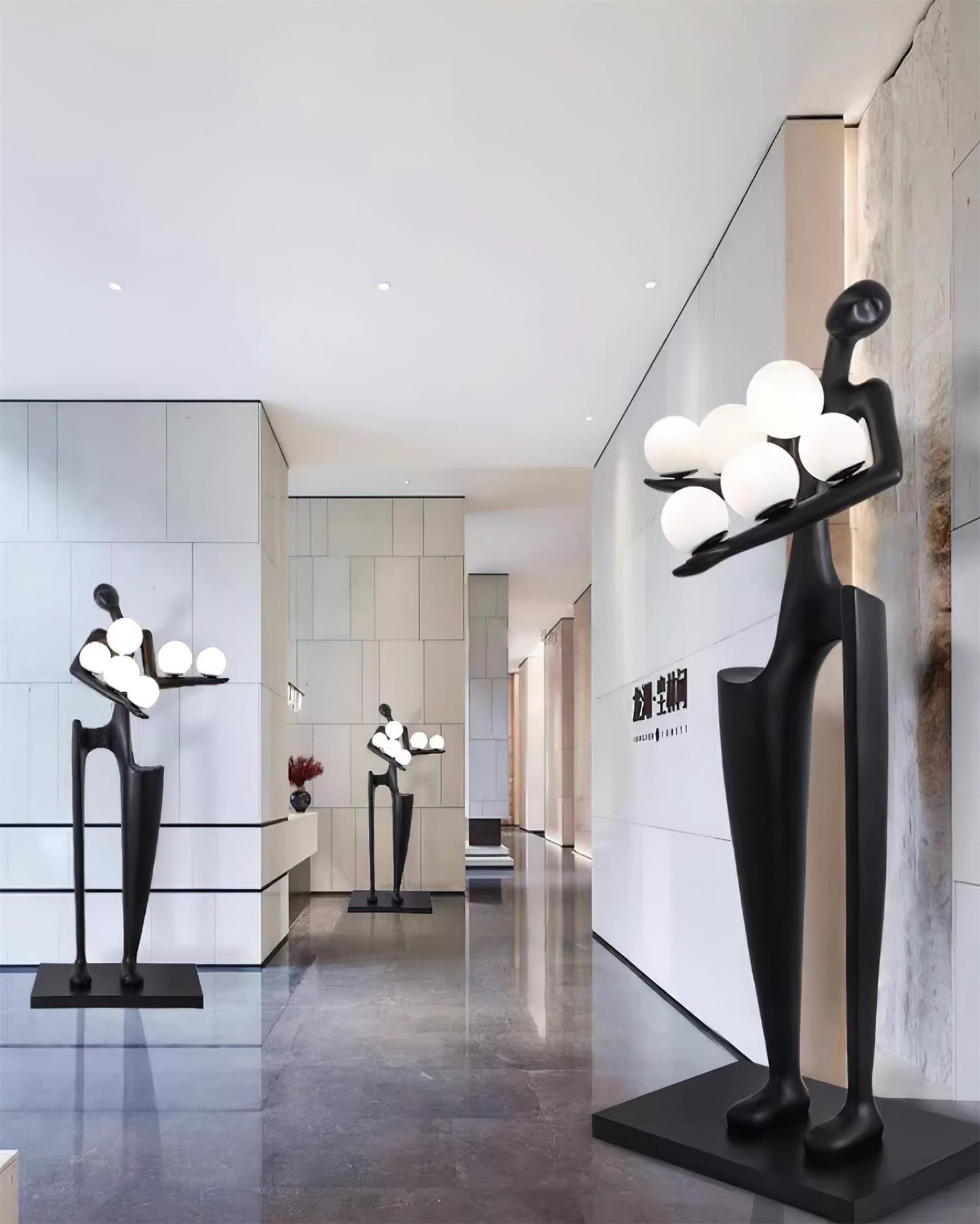 Guardian Sculpture Reading Lamp Floor Lamp