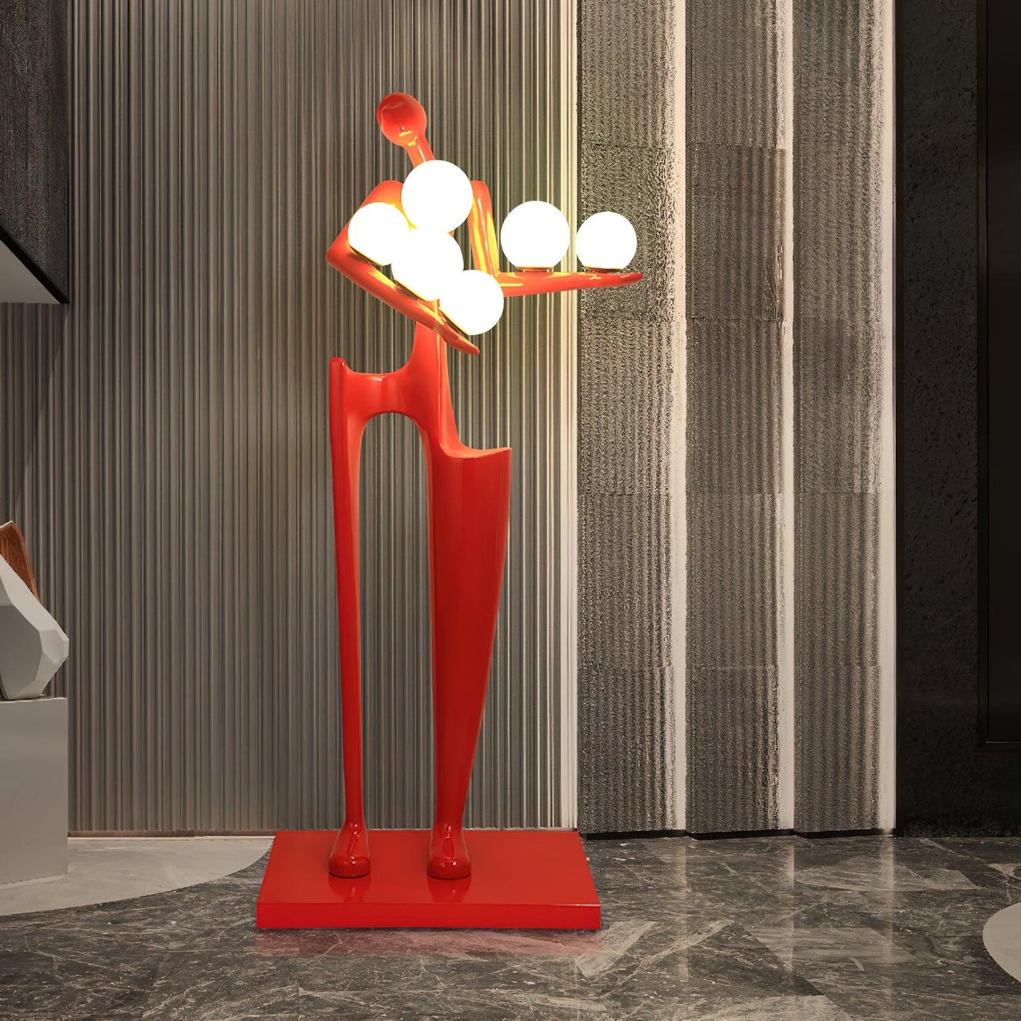 Guardian Sculpture Reading Lamp Floor Lamp