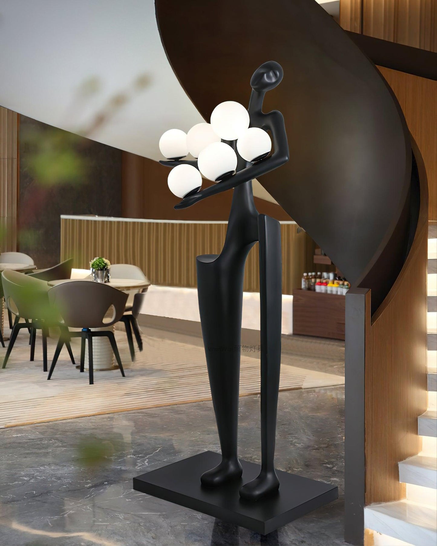 Guardian Sculpture Reading Lamp Floor Lamp