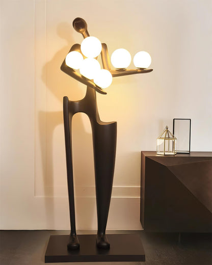 Guardian Sculpture Reading Lamp Floor Lamp