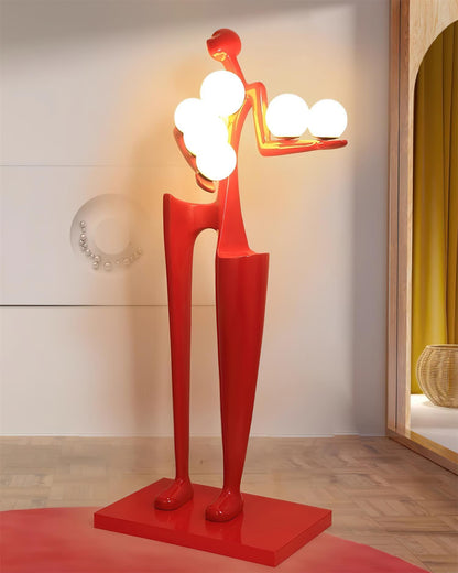 Guardian Sculpture Reading Lamp Floor Lamp