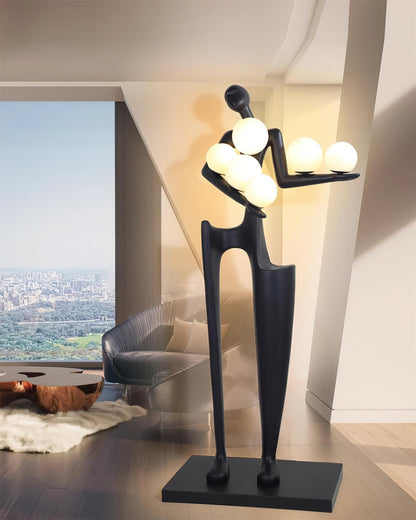 Guardian Sculpture Reading Lamp Floor Lamp