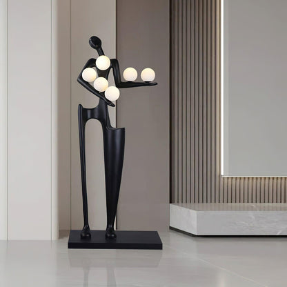 Guardian Sculpture Reading Lamp Floor Lamp