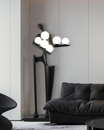 Guardian Sculpture Reading Lamp Floor Lamp