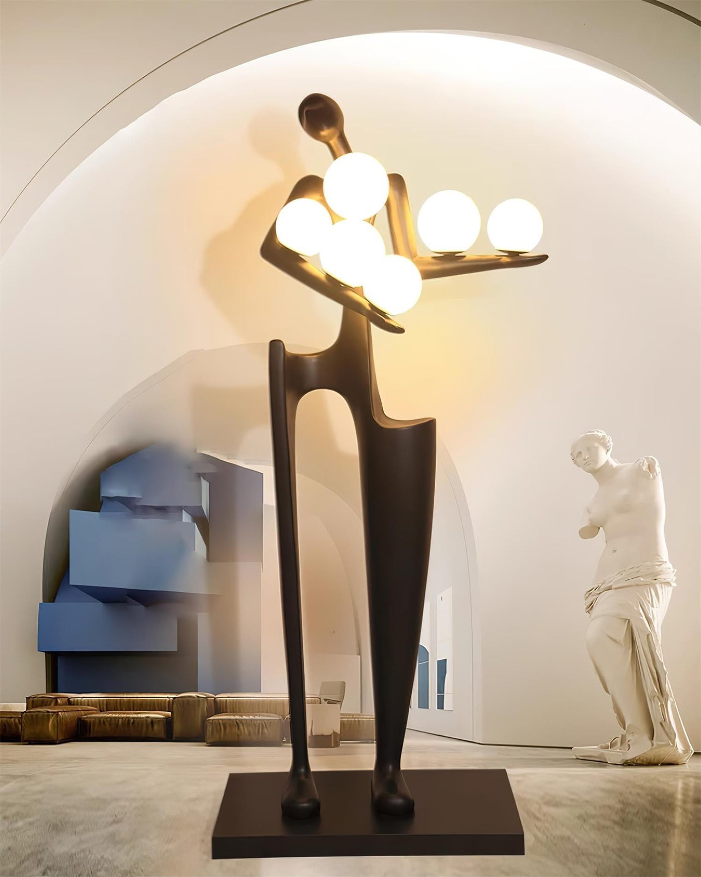 Guardian Sculpture Reading Lamp Floor Lamp