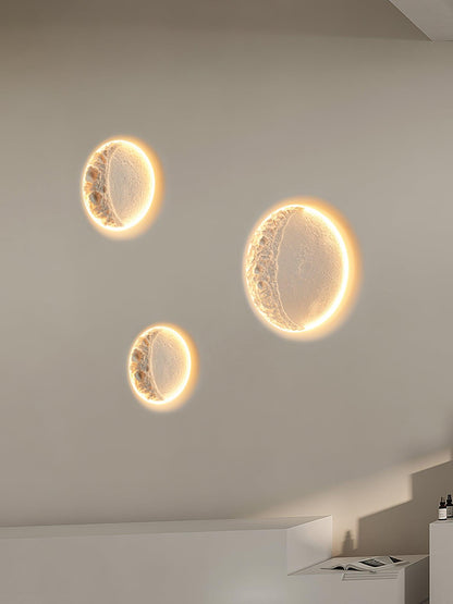 Gypsum Moon Wall light Wall Lamp