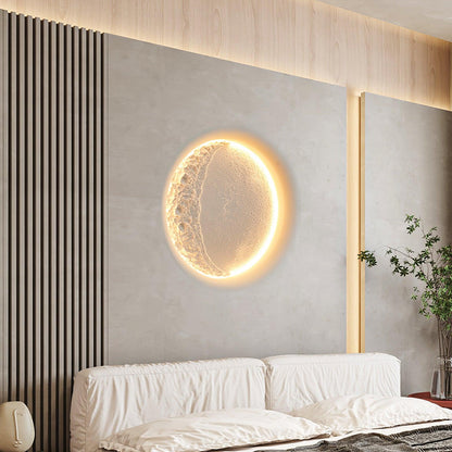 Gypsum Moon Wall light Wall Lamp