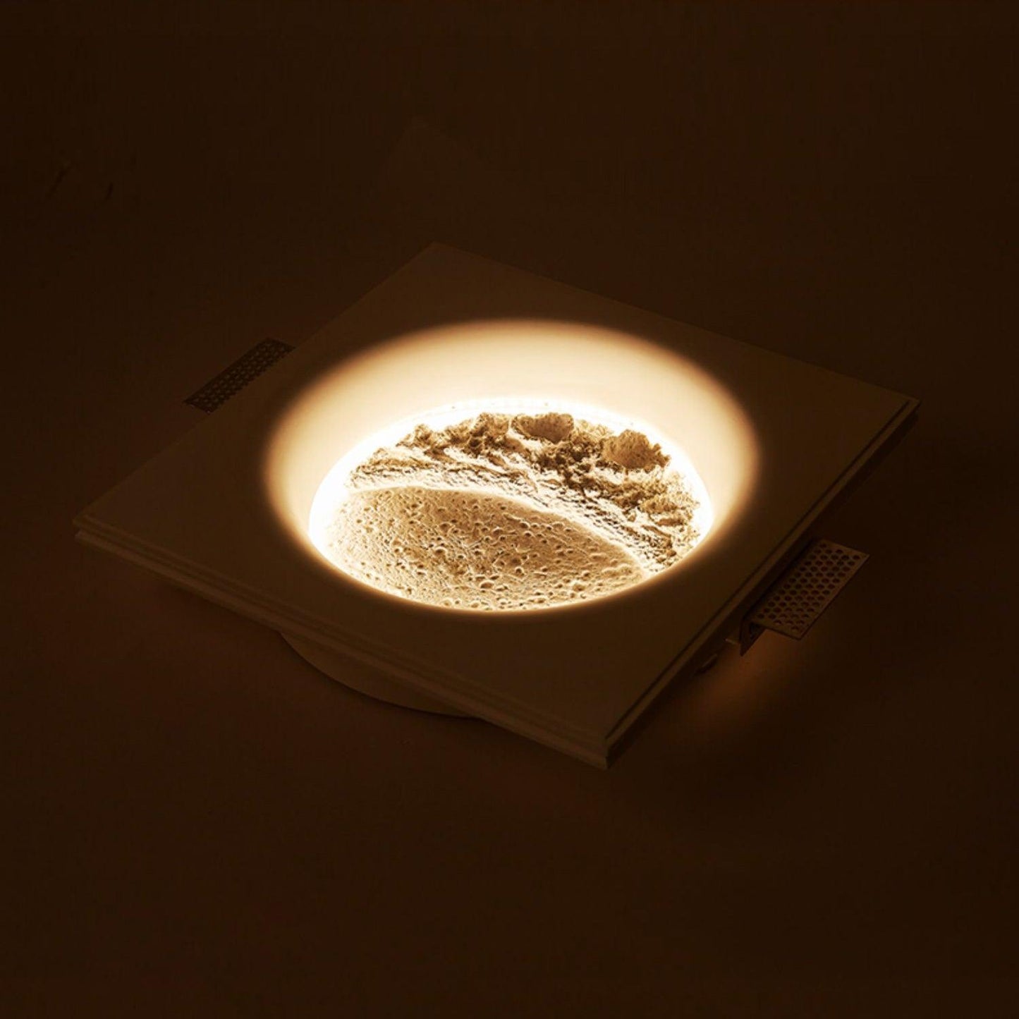 Gypsum Moon Wall light Wall Lamp