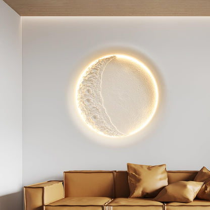 Gypsum Moon Wall light Wall Lamp