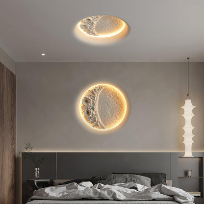 Gypsum Moon Wall light Wall Lamp