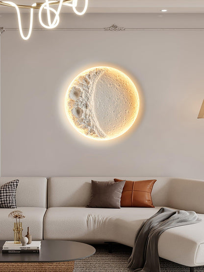 Gypsum Moon Wall light Wall Lamp