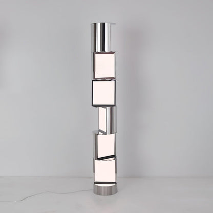 Half Cylindrical Rotating Ambient Floor Lamp Floor Lamp