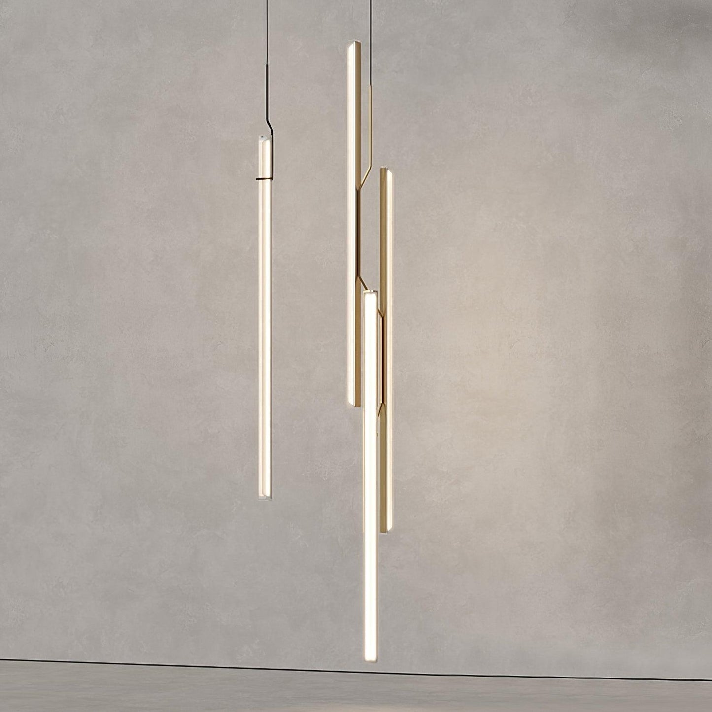 Halo Jewel Straight Droplight Pendant Light