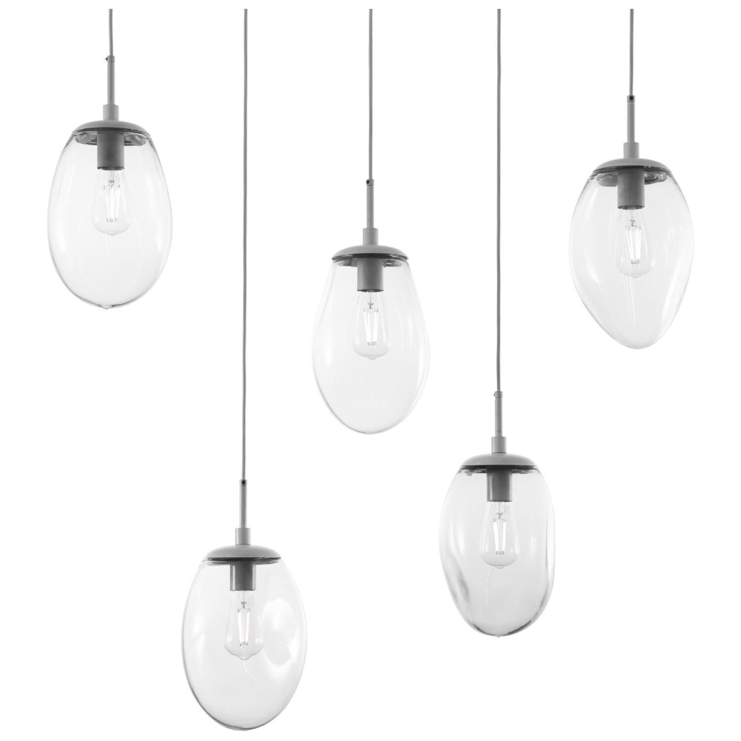 Hammerton Studio Levi Wilson Nebula 39 Inch 5 Light Linear Suspension Light Cp436457